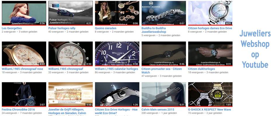 JuweliersWebshop op Youtube
