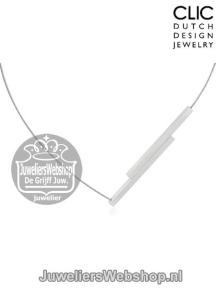 images/productimages/small/Clic-C149-Collier-Aluminium-Mat-Glanzend-Staafjes.jpg