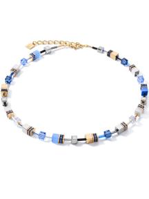 Coeur de Lion Collier 2839/10-0716 Blauw Goud