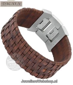 images/productimages/small/Dacaya-armband-F103228-Mud-Max-brown-28mm-side.jpg