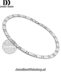 Danish Design Herning IJ106N1 Collier Dames Titanium
