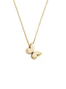 gouden initials vlinder collier Joy de la Luz Yi-Butterfly