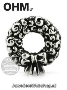 images/productimages/small/Ohm-Beads-AAH025-Beadmas-Wreath-Bedel-Zilver-Kerstkrans.jpg