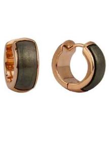 Quoins Oorbellen ZEM-04-RD Exclusive Creolen Rose