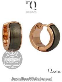Quoins Oorbellen ZEM-04-RD Exclusive Creolen Rose