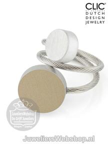clic r5g ring zand goud