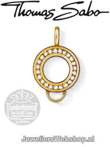 Thomas Sabo Aanhanger X0185-414-14 Bedel hanger Goud