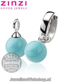 images/productimages/small/Zinzi-ZICH266T-Oorhangers-Parel-Turquoise-Creoolhanger.jpg