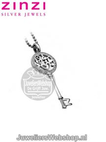 images/productimages/small/Zinzi-ZIH636Z-Hanger-Sleutel-Hartjes-Zilver-Zirconia-Side.jpg