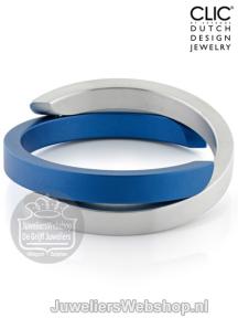 Armband Clic A1Bmat blauw