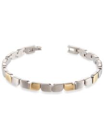 boccia damesarmband 03007-02 titanium bicolor