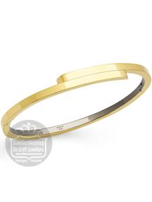 boccia 03041-04 titanium goudkleurige slavenarmband