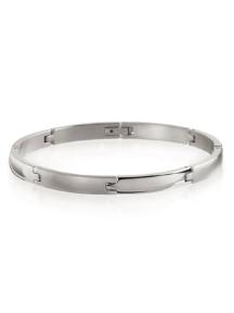 boccia armband 0320-02 zilverkleurig titanium