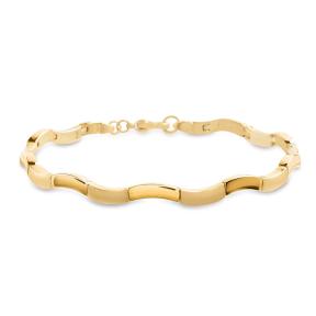 boccia damesarmband 0370-06 titanium goud