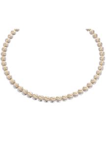 boccia 08022-02 collier titanium goud-zilverkleurig