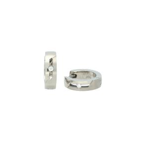 Boccia Titanium creolen met Diamant 05045-03