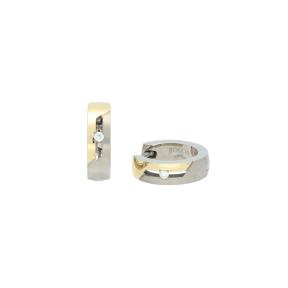 Boccia Titanium creolen met Diamant 05045-04