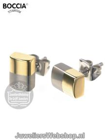 Boccia Titanium Bicolor oorknop 0509-03