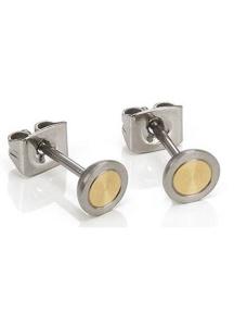 boccia 0541-02 oorknop bicolor titanium