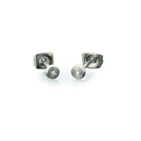 boccia oorknop met diamant 0537-01