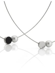 Clic collier staaldraad met aluminium hangers C192