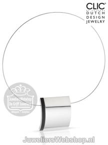 clic c195z collier met rechthoekige hanger