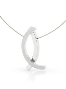 Clic collier staaldraad met aluminium hangers C200