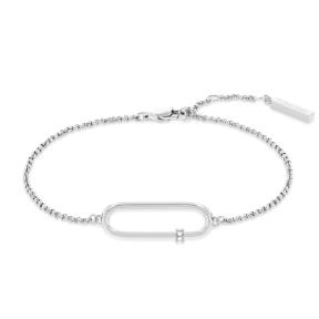 Calvin Klein Elongated Oval armband CJ35000183 Zilver