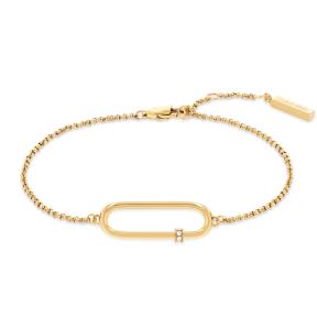 Calvin Klein Elongated Oval armband CJ35000184 Goud