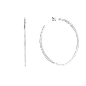Calvin Klein Molten Pebble Hoop Oorbellen CJ35000111 Zilver