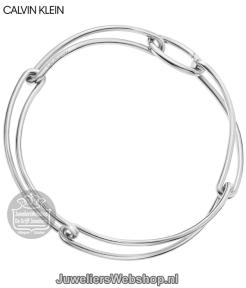 calvin klein dames ketting unified kj9qmj000100 zilver