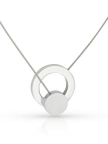 Clic collier staaldraad met aluminium hanger C266