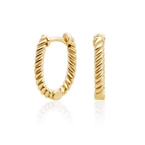 sparkling jewels earring editions Twist Gold creolen eag21