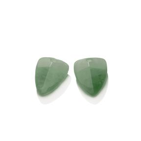 Sparkling Jewels Eardrops Earring Editions Green Aventurine Edge Mini EAGEM29-EM