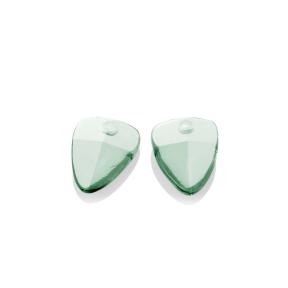 sparkling jewels earring editions Green Amethyst Edge Mini eardrops eagem44-em
