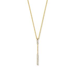 Excellent Jewelry Collier CP117077 geelgoud briljant