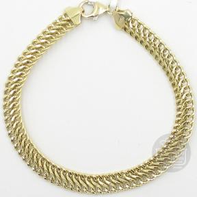 Fjory Gouden Dubbel Gourmet Armband 40-DG0821