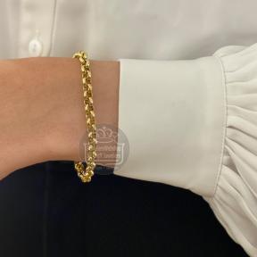 Fjory Gouden Jasseron Armband 40-J05619