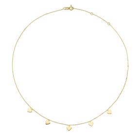 Jackie Gold Hearts Necklace JKN20.023