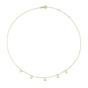 Jackie Gold Discs Necklace JKN20.045