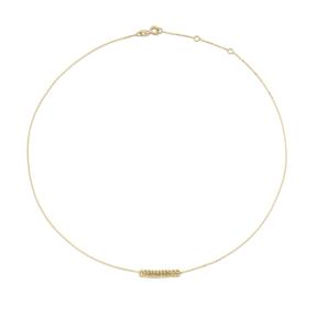 Jackie Gold Eleven Rings Necklace JKN20.086