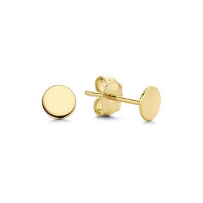 Jackie Gold Disc Studs JKE20.058