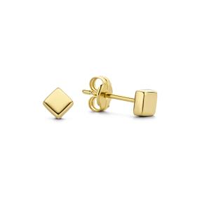 Jackie Gold Block Studs JKE20.065