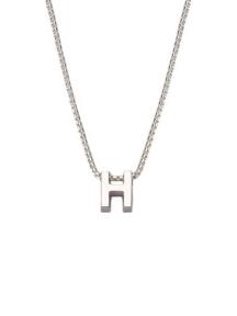 initials letter H collier Joy de la Luz Si-H