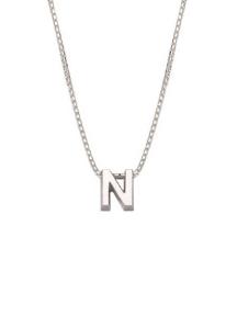 initials letter N collier Joy de la Luz Si-N
