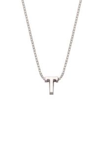 initials letter T collier Joy de la Luz Si-T