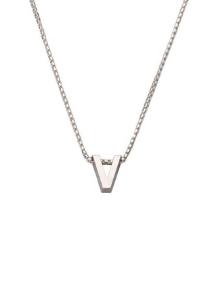 initials letter V collier Joy de la Luz Si-V