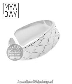 mya bay ba-29.s python texture ring zilver