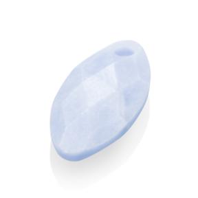 sparkling jewels leaf editions facet Blue Lace Agate hanger pengem47-fct-s