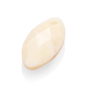 sparkling jewels leaf editions facet Beige Agate hanger pengem48-fct-s
